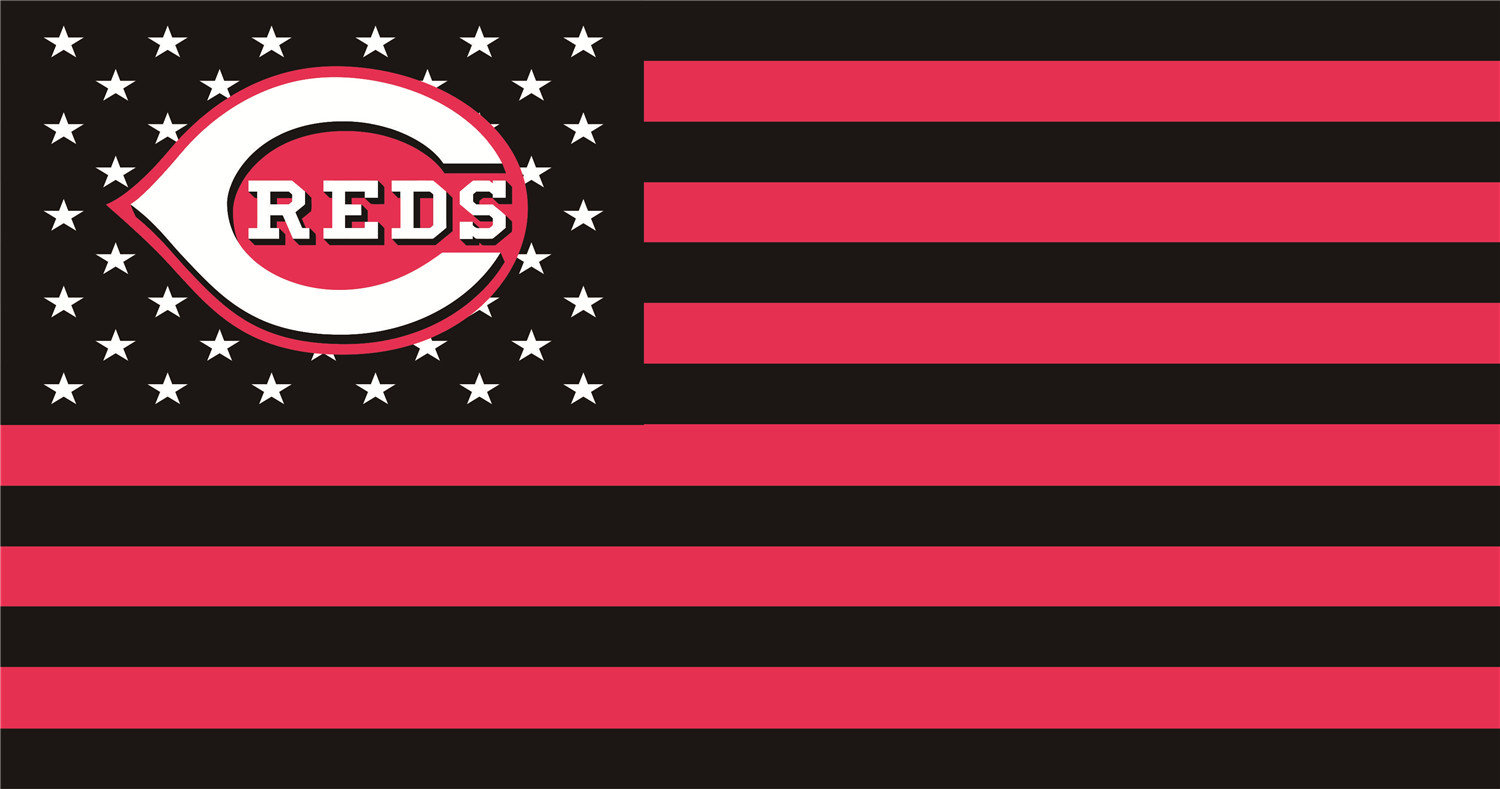 Cincinnati Reds Flags fabric transfer